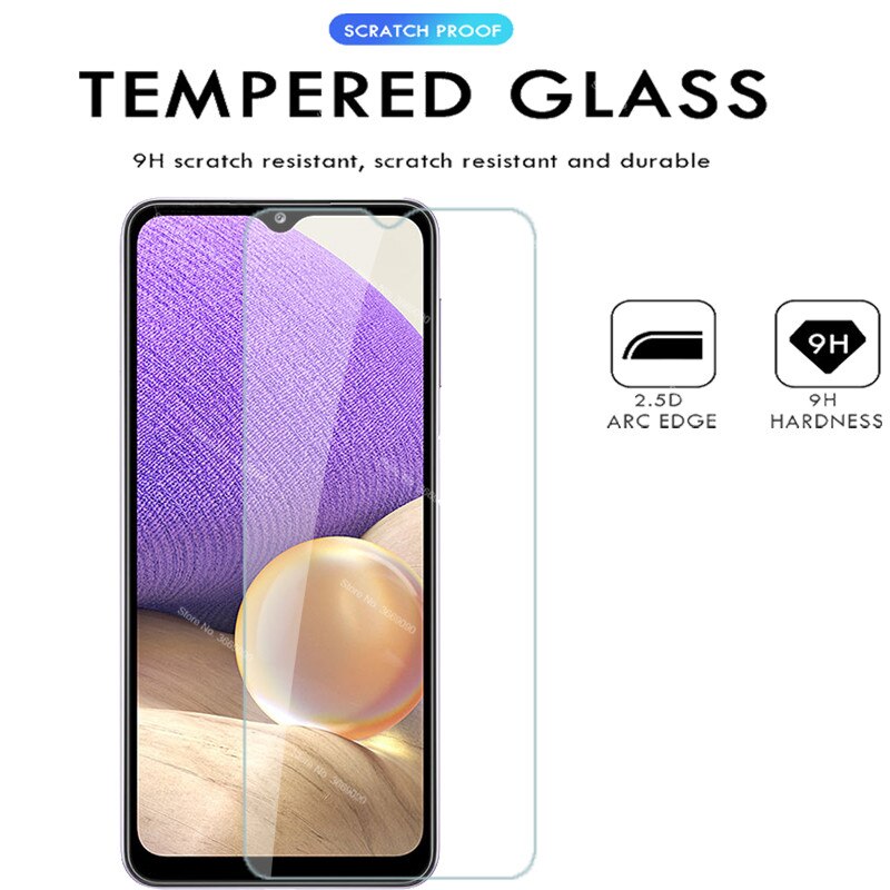 Funda de cristal templado 2 en 1 para samsung galaxy a32 5G, cristal templado para samsung galaxy A32 A 32 32A, galaxy A32