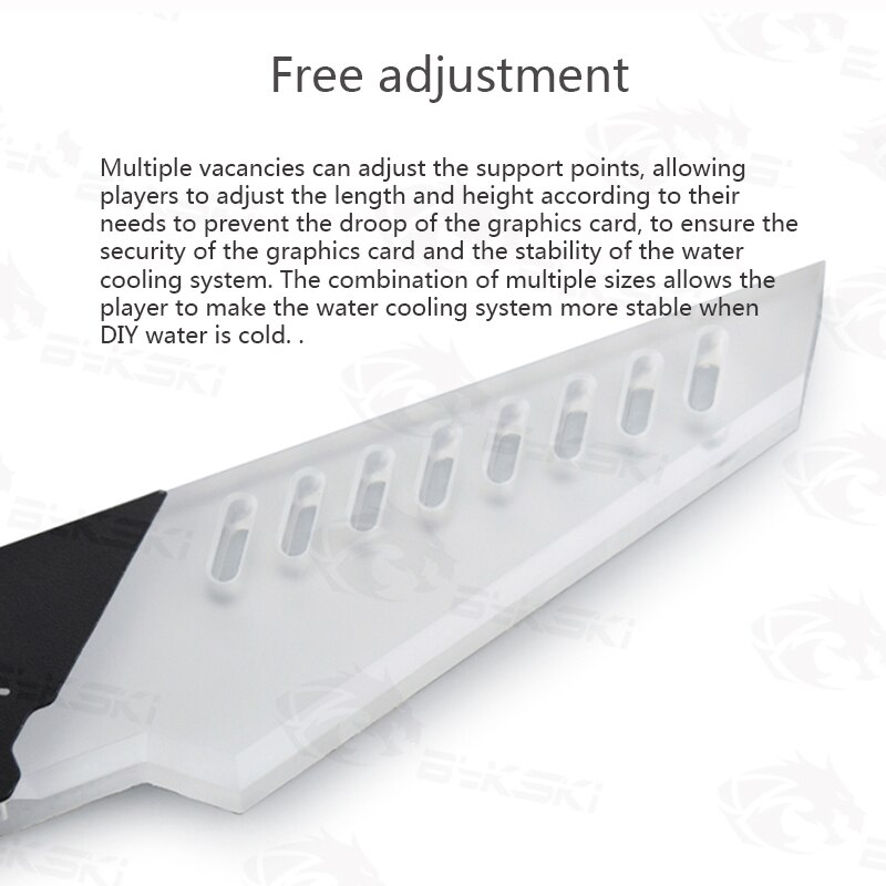 BYKSKI Symphony AURA graphics card bracket RGB belief lamp fixed support bracket companion computer light pollution decoration