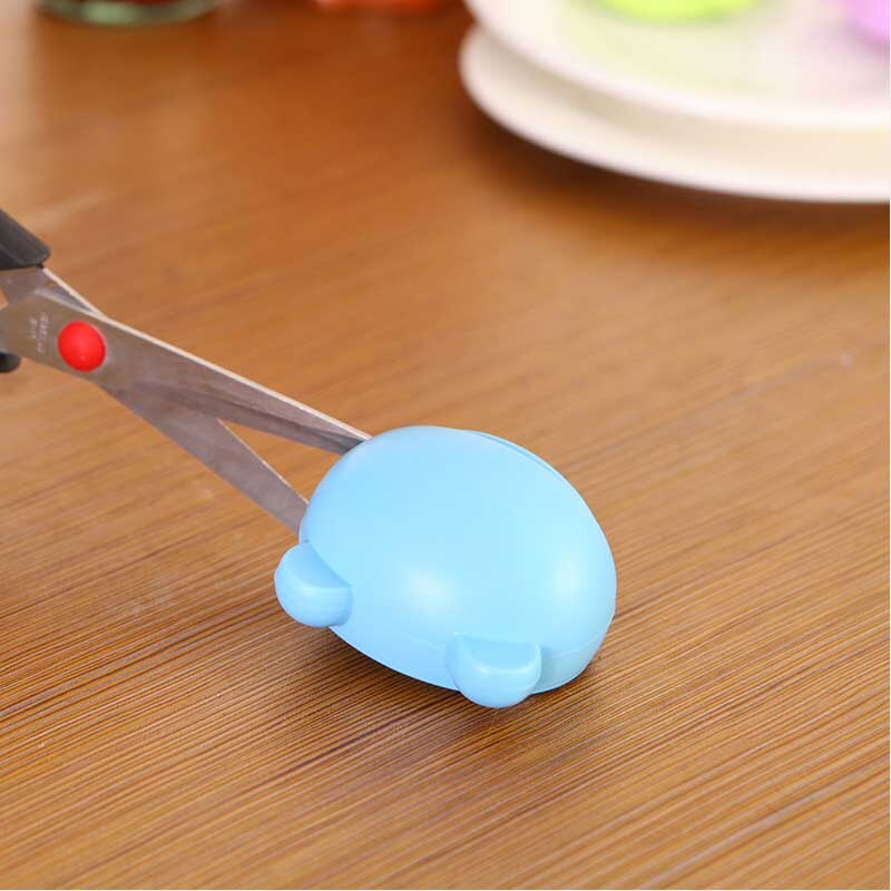 Slijpsteen Mes Molen Keuken Gadgets 1 Pc Multifunctionele Cartoon Messenslijper Mini Slijpsteen: blue