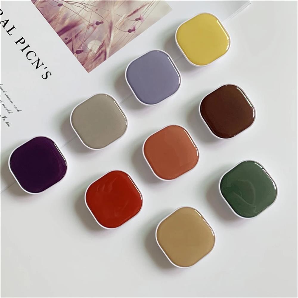 Solid Color Pop Pocket Socket Folding Phone Holder Stand For iPhone Xiaomi Support Telephone Mobilephones Finger Ring Grip