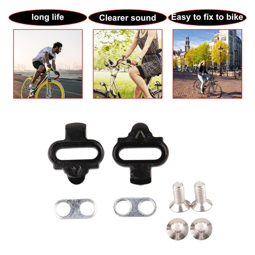 Bike Shoes Cleats Locking Plate MTB Lock Pedal Lock Riding Shoes Splint Set,Bicycle Premium Cleats Crank Brothers