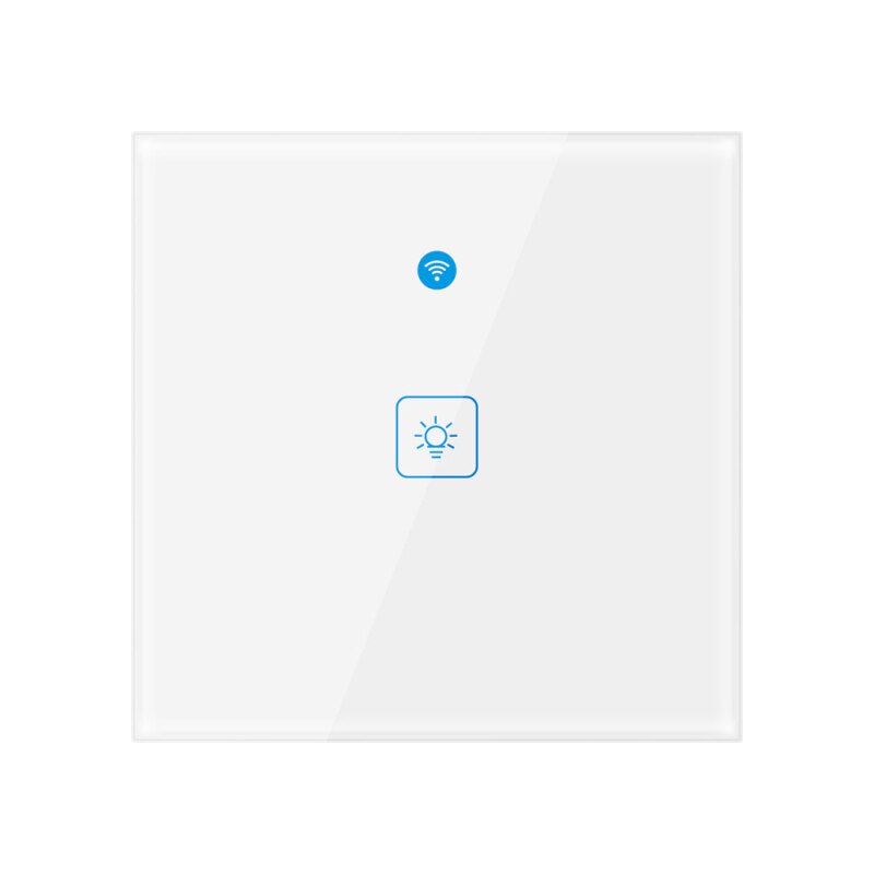 WiFi inteligente pared Interruptor táctil con Sensor de movimiento tableta amortiguador Tech accesorio beige Rojo Negro compruebe Tartan tableta amortiguador pandilla interruptor de la luz de 220V de casa inteligente apoyo aplicación EWeLink Alexa de Google: EU 1 Gang