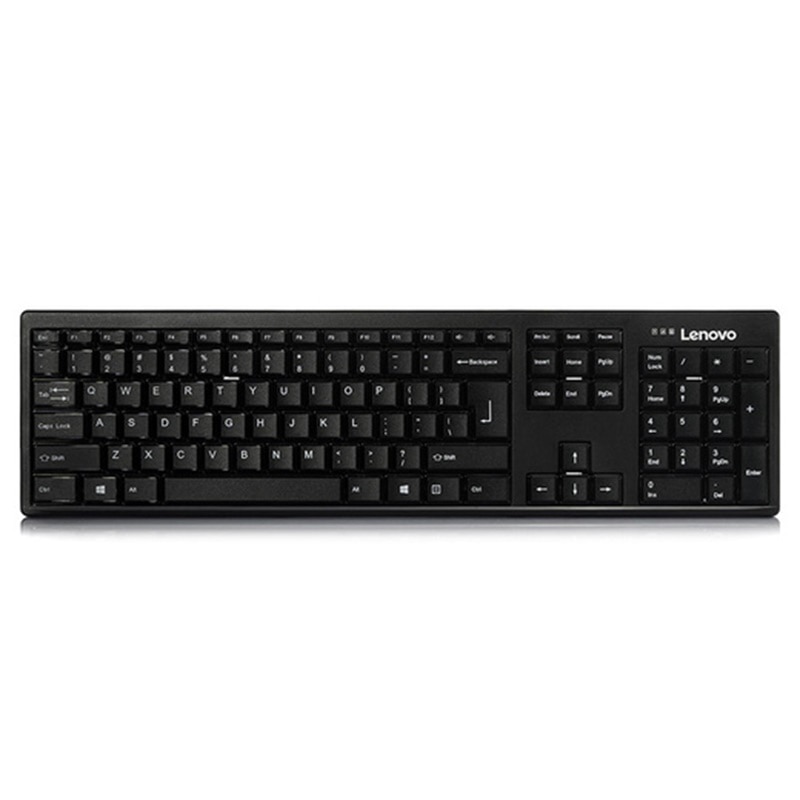 Lenovo original trådlös mus kit  kn100 slim notebook desktop spel mus kit kontor tangentbord mus mini tangentbord mus