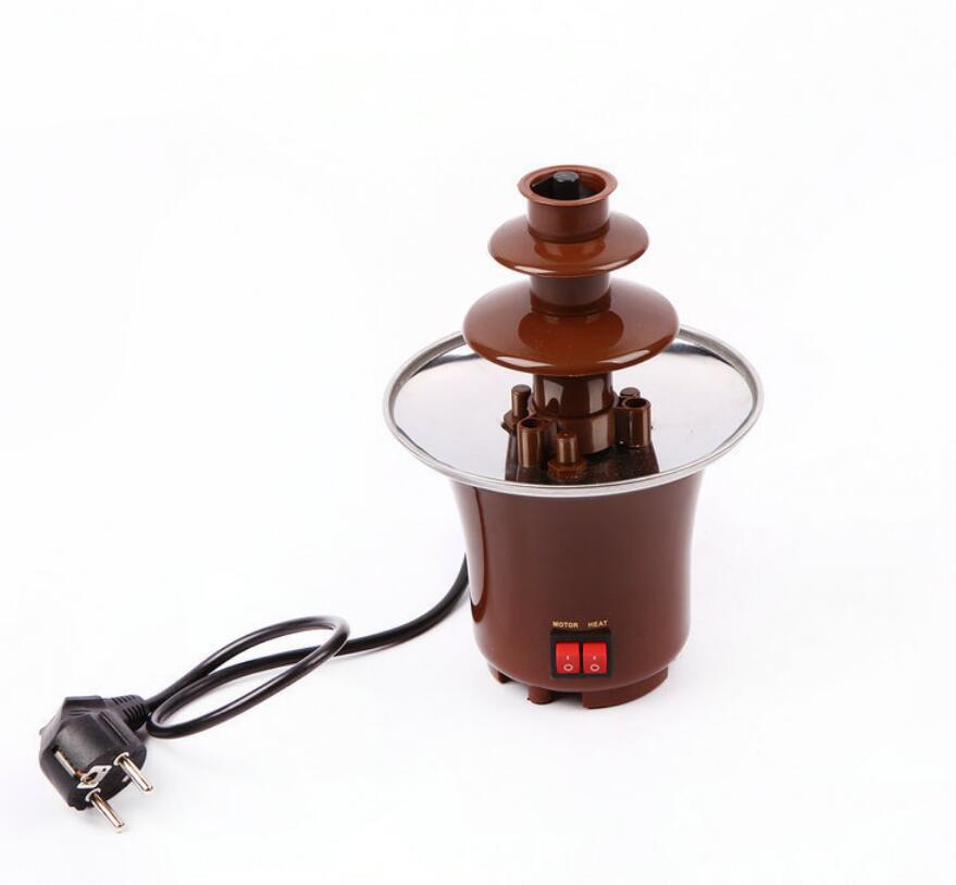 Rotating Chocolate Fountain Melting Machine With Heating Function Chocolate Fondue tempering Machine