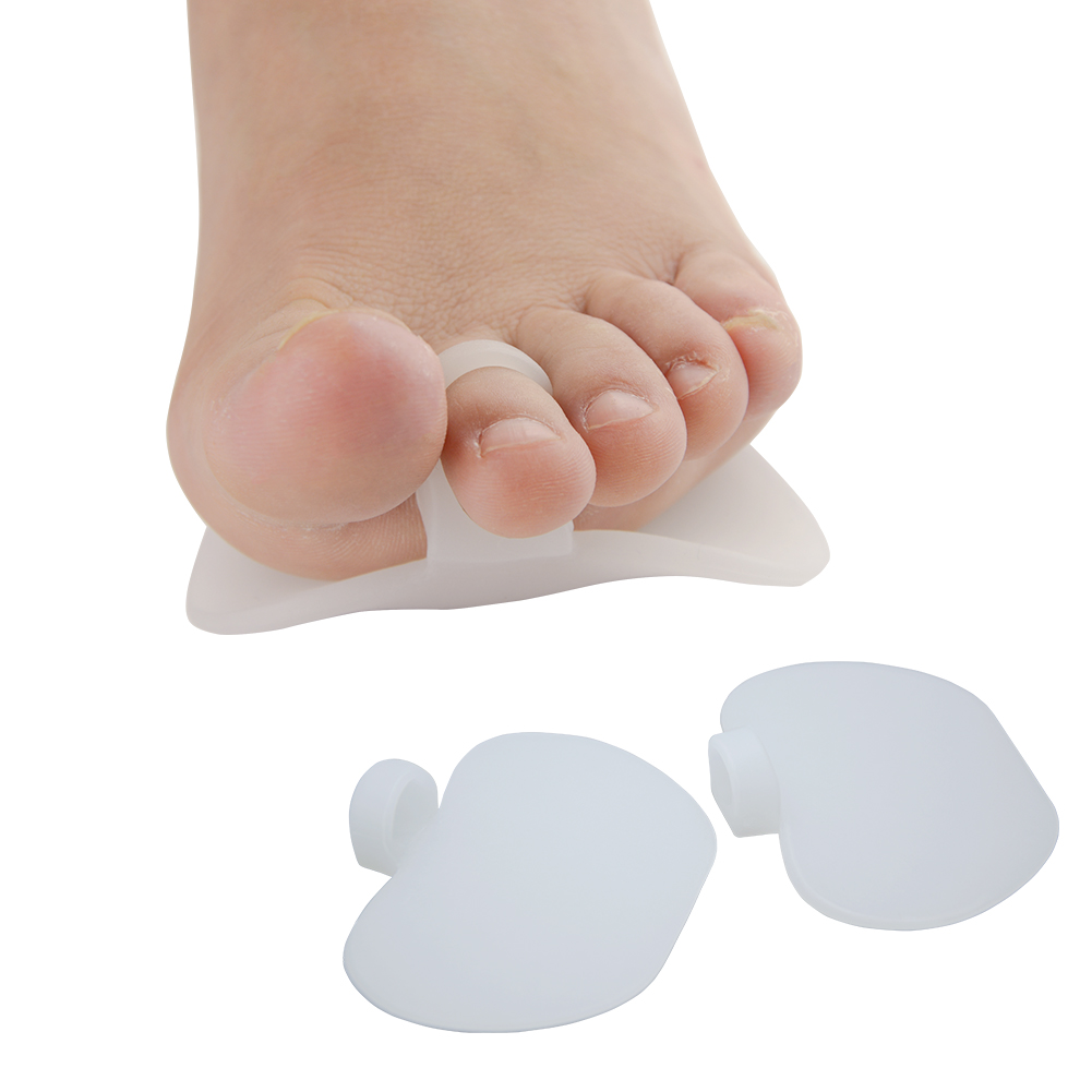 2Pcs Silicone Toe Pads Gel Forefoot Pad Feet Care High heels Half Insole Foot Care Metatarsal Toe Support Z52401