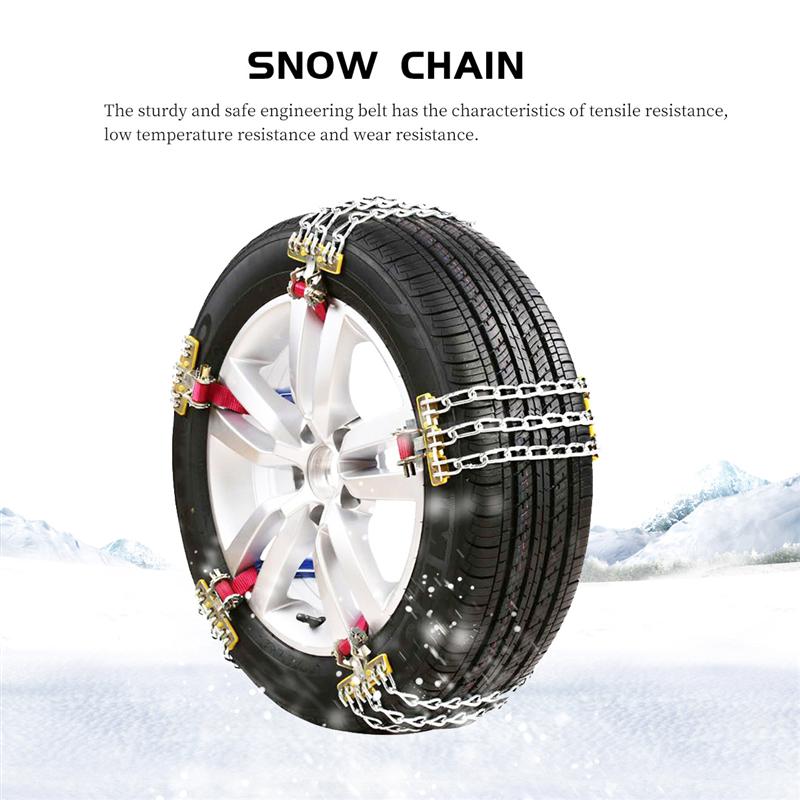 3 chaînes camion voiture roues pneu pneu neige chaînes hiver anti-dérapant roue chaîne camion voiture roues pneu pneu neige glace chaînes sécurité