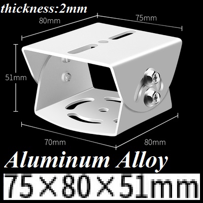 Cardan Joint, Steel and Stainless Steel, PT Joint, Aluminum Alloy Universal Joint CCTV Camera Mounting Bracket 360 Degree Adjust: Brown