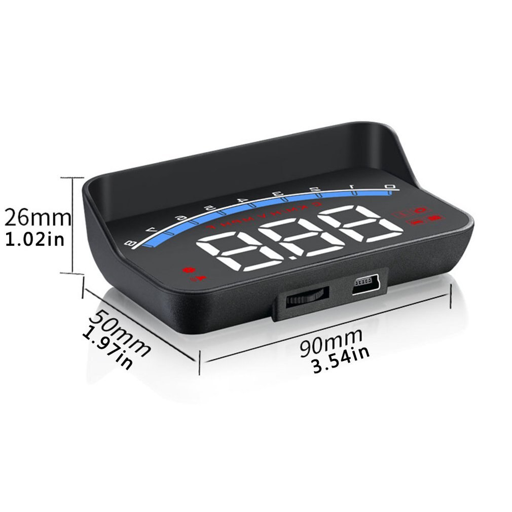 Smart 3.5Inch M6S head-up display car universal high-definition speed projector HUD car display Rich display content