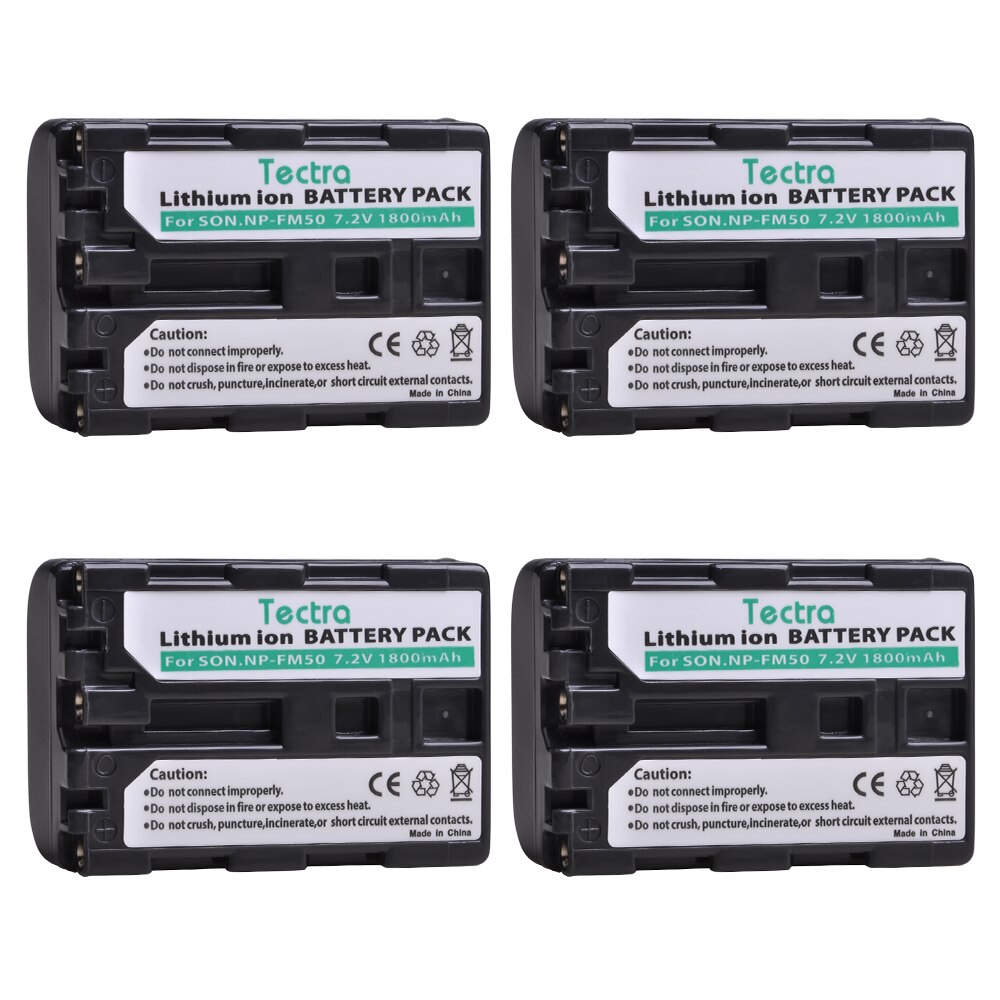 2X1800Mah NP-FM50 NPFM50 Np FM50 FM50h Li-Ion Batterij Voor Sony NP-FM51 NP-FM30 NP-FM55H DCR-PC101 A100 Serie DSLR-A100