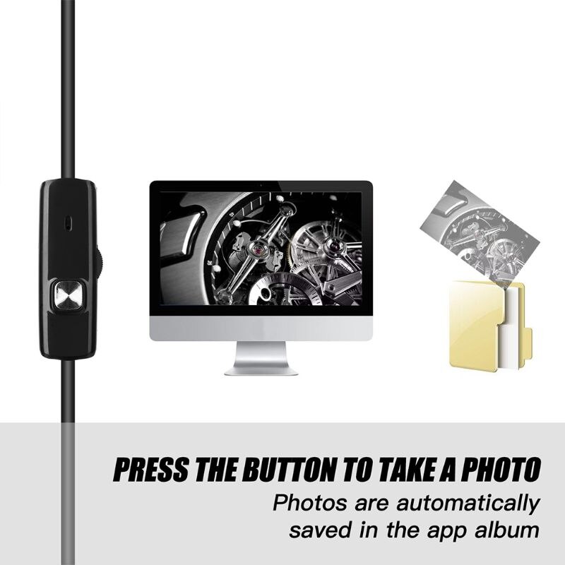 3IN1 Industrial Endoscope Camera 3.9MM IP67 USB Borescope Inspection Camera Kit