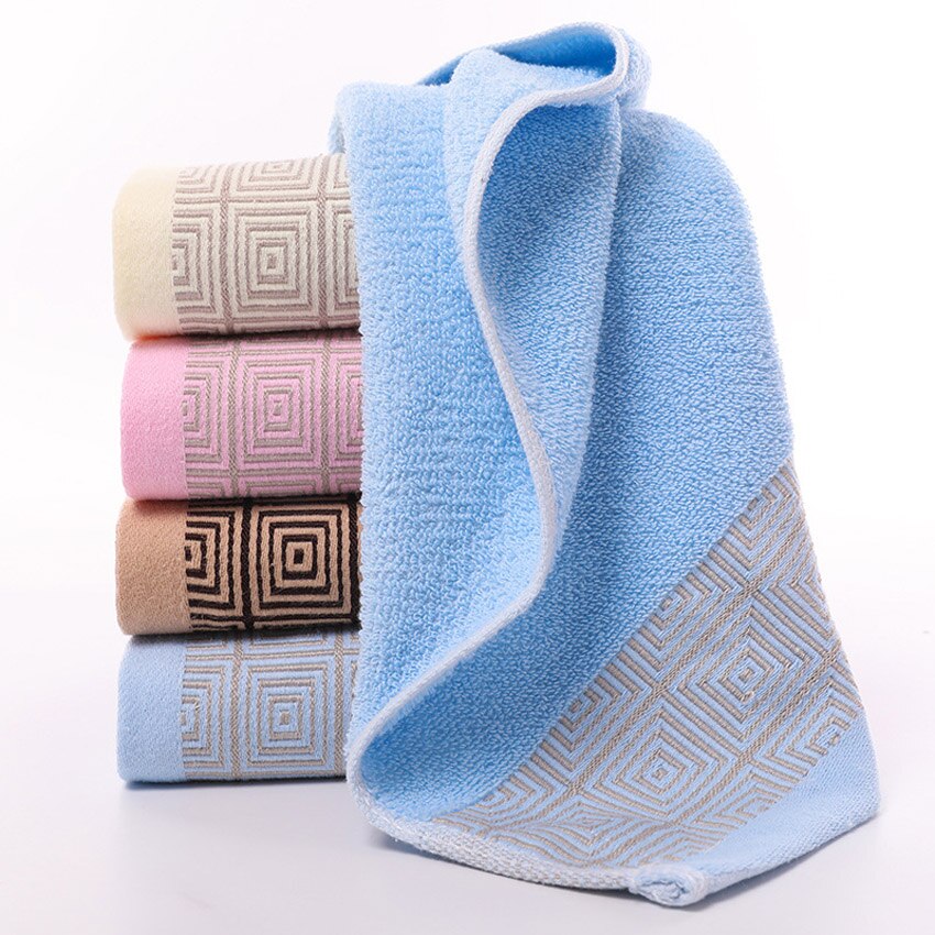 Ansiktshåndkle geometrisk bomull håndklær moderne bad hjemmehotell for barn voksen 34*75cm toalla ansiktsbehandling visage serviette toalha