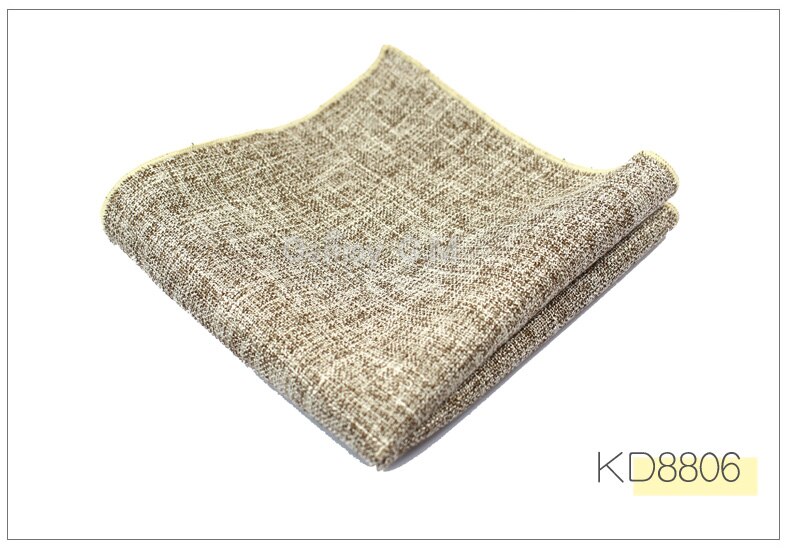 Heren katoenen zakdoeken geweven effen zakdoek heren zakelijk casual pochet zakdoek bruiloft zakdoeken: Kd8806