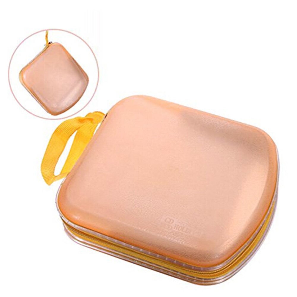 Mode Auto Auto CD DVD Disk Card Visor Case Houder Clipper Organizer Bag 7 Kleuren 40 CDs Binnenkant Carry Case