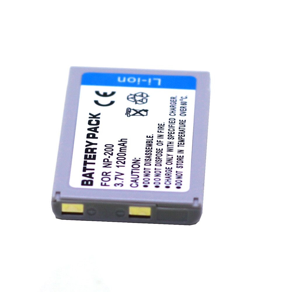 3Pcs 1200mAh NP-200 NP200 lithium batteries NP 200 Digital Camera Battery NP 200 For KonicaMinolta DiMAGE Xg X Xi Xt X20 X21