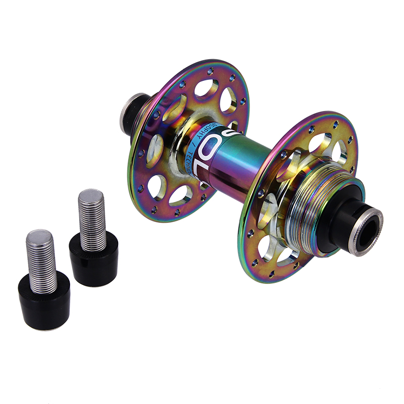 Piezas de ciclismo de pista de rodamiento sellado de cubo delantero y trasero de cubo de engranaje fijo de POLSO: Naranja