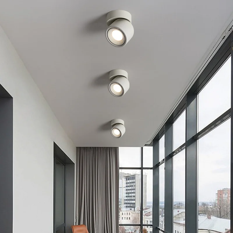 Spot Led Downlight Ceiling Lamp Spotlight Led Lights Down Light for Kitchen Home Decor Surface Mounted 3colors Lighting Luminair