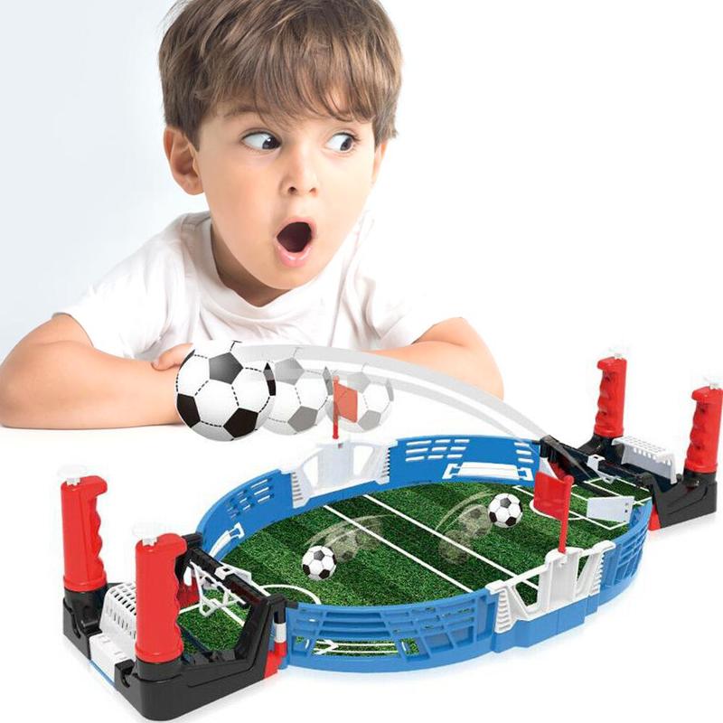 mini Da Tavolo di Calcio di Gioco Del Calcio di Gioco Giocattoli dovuto Giocatori Gioco Da Tavolo Creativo Di puzzle Giocattolo sport Giochi di Partito per I Regali Dei Bambini