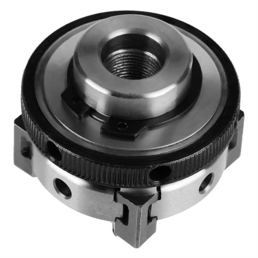 Lathe Chuck 1 96inch K02-50 4-jaw Reversible Wood Turning Self-Centering Thread Mount Lathe Manual Lathe Chuck K02-50