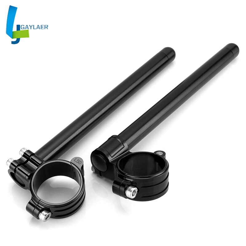 CNC Motorcycle Handlebar Clip Ons 47MM Clamp for Yamaha R3 R15 V3 Clip On Fork Handle Bar Fork Tube Cafe Racer