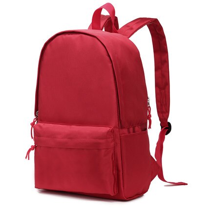 Japan and South Korea leisure Oxford cloth backpack men and women students backpack backpack Korean tide travel bag: Upgrade Plus Red