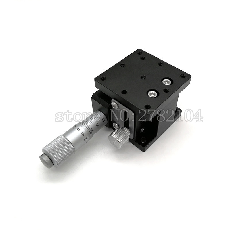 Z axis 40*40mm Displacement Lift Stage Manual fine tuning platform Cross rail Sliding Table 40*40mm LZ40