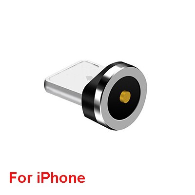 Magnetisk usb kabel, magnet oplader usb type c kabel micro usb kabel mobiltelefon kabel støvstik til iphone 11 x 8 7 plus: Kun stik til iphone