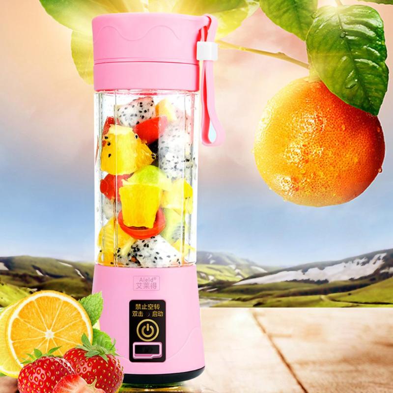 Draagbare Mini Juicer USB Oplaadbare Blender Mixer Sap Machine Smoothie Huishoudelijke Kleine Sapcentrifuge Maken Cup