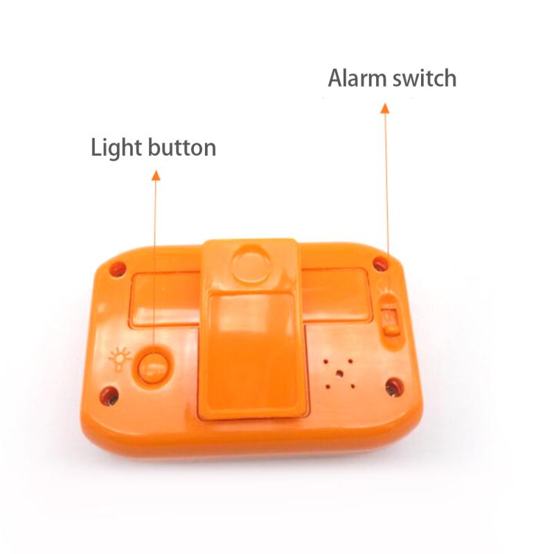 Portable Electronic Desk Clock Digital Electronic Alarm LCD Screen Data Time Calendar Small Table Clock With Snooze Backlight