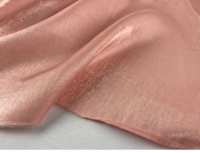 Cf701 effen gele/gouden/blauwe/roze/grijze glanzende zachte dunne zomerstoffen voor jurken, katoenen tencel satijnen stoffen, handgemaakte doe-het-zelf stoffen: Roze