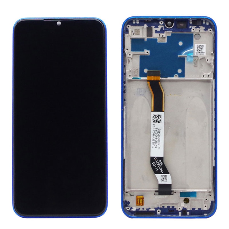 6.3 ''Originele Voor Xiaomi Redmi Note 8 Lcd Touch Screen Digitizer Vergadering Vervanging Voor Redmi Note8 Lcd Met frame