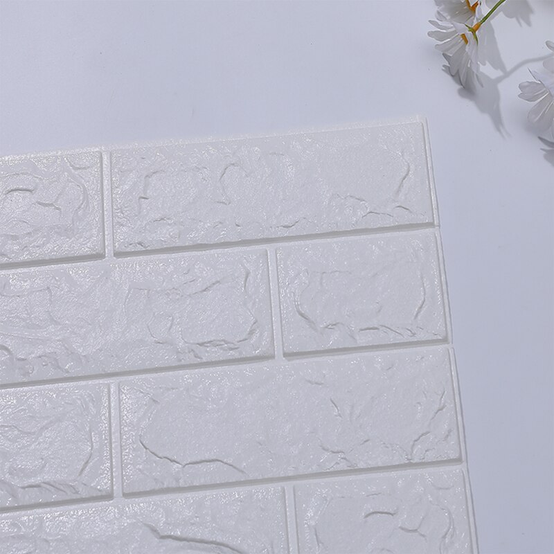 10pcs 3D Wall Stickers Self Adhesive Foam Wallpaper Home Decor Living Room Bedroom House Decoration Bathroom Soft Wall Panels: 1