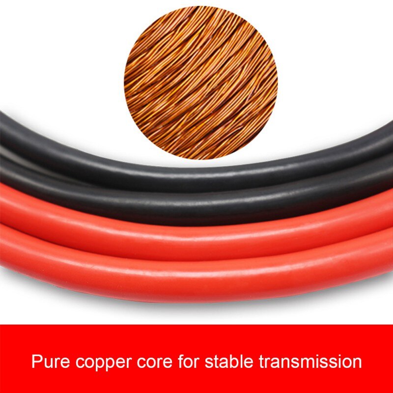 2.5 M Auto Auto Noodaccu Kabel Booster Koord Koper Met Clip Klem Opladen Booster Kabel Auto Jumper Draad Start klem