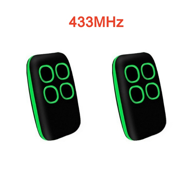 Mando a distancia Universal para puerta de garaje, 4 botones, 433MHz, duplicador de código, clon, llave de puerta, mando, transmisor manual: Oro