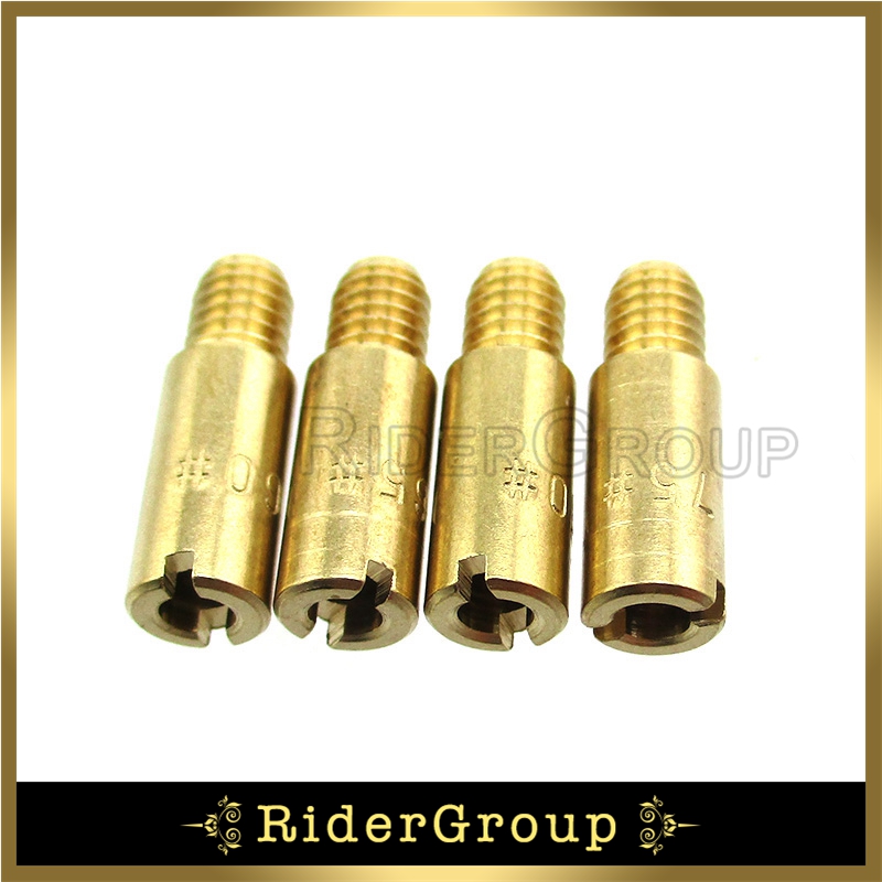 Goud Carburateur Jets #60 65 70 75 Voor 47cc 49cc Mini Moto Dirt Pocket Bike MTA1 MTA2 ATV Quad