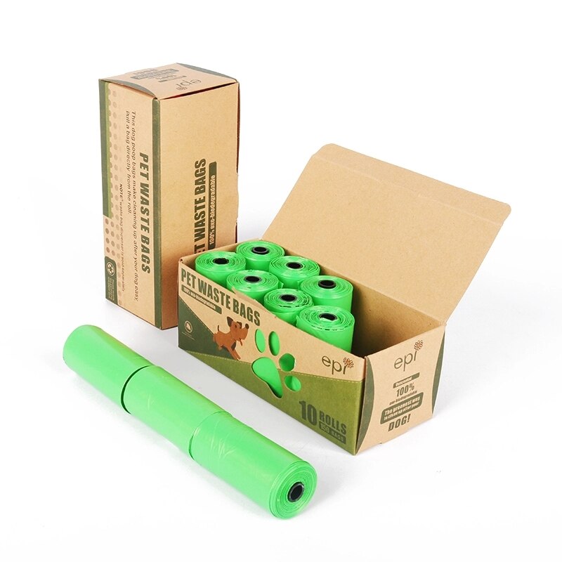 10roll/150pcs dog poop bags biodegradable dog bags for poop Eco friendly Pet garbage bag