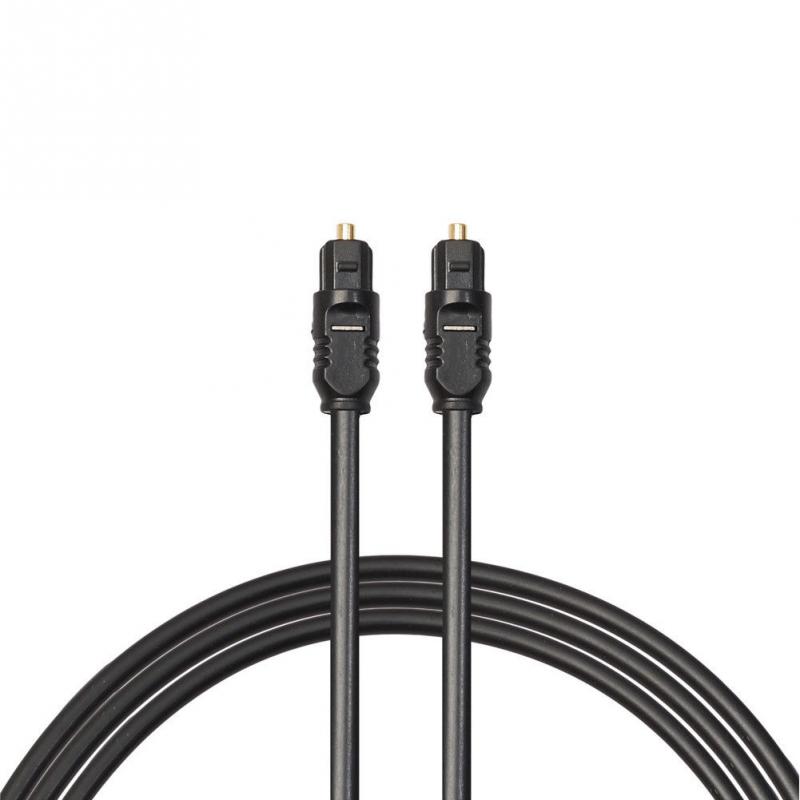 Cable de Audio óptico Digital para Toslink chapado en oro 1m 1,5 m 2m 3/5m 10m 15m 20m SPDIF MD DVD Cable chapado en oro de # 2