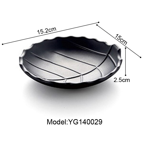 A5 mélamine vaisselle assiette à dîner assiette Larregular plat à soupe avec bouche mélamine porcelaine Imitation vaisselle assiette à rôtir: YG140029