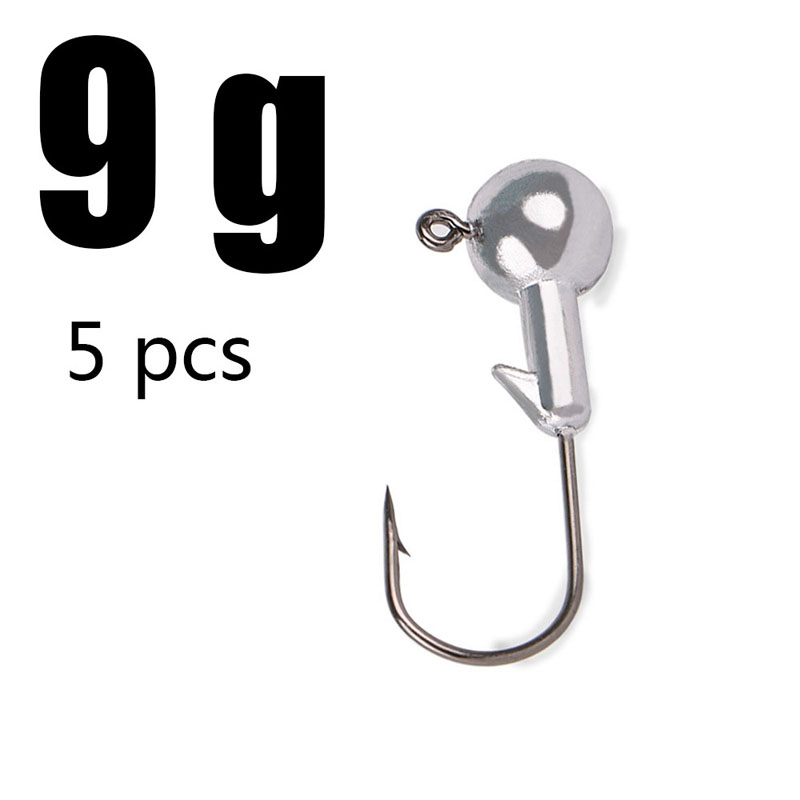 1g 2g 3g 4g 5g 10g 20g 22g 25g 28g crank Jig head hook fishing hook lead head Jig lure hard bait soft worm jig hook for fishing: 9g