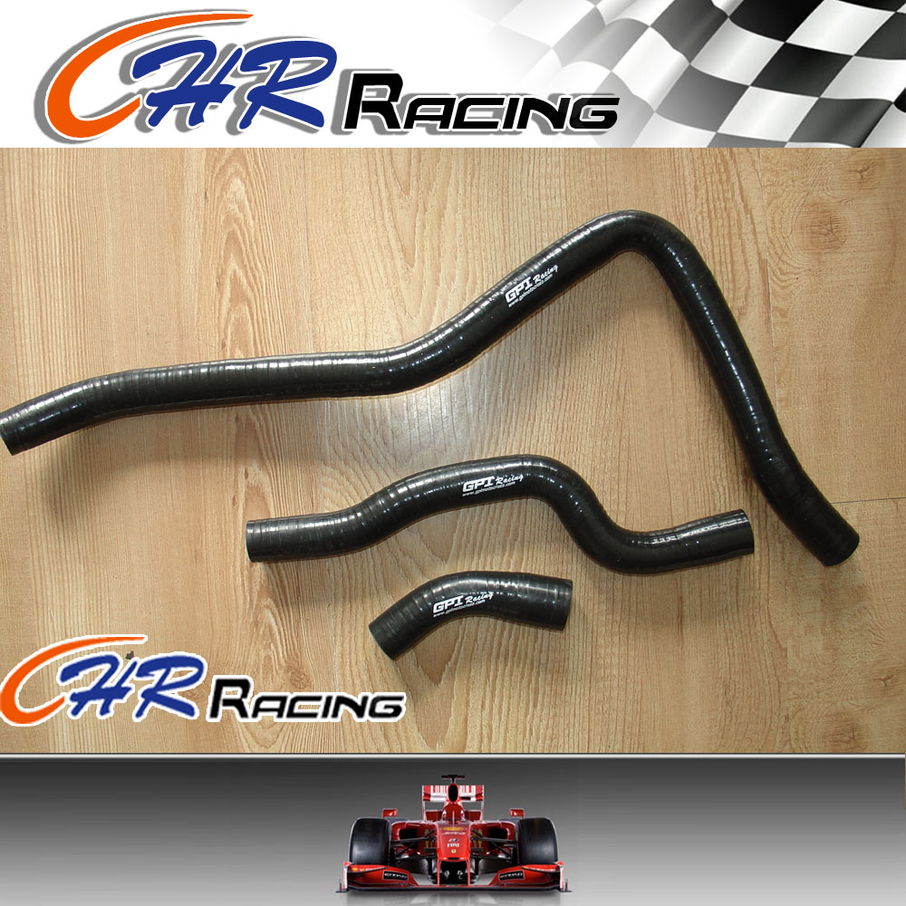 FOR Yamaha Raptor 660 YFM660 Silicone Radiator Coolant Hose Kit 2001 2002 2003 2004 2005 red