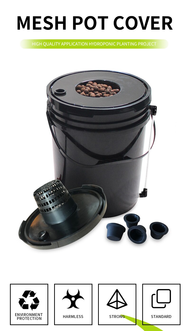 Mesh pot Lid for standard US Clone bucket in 30CM lid with Reflective Fabric