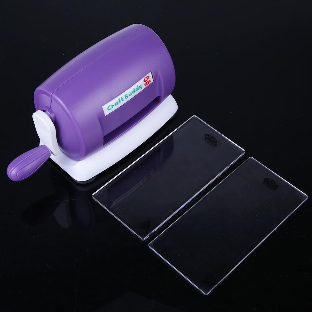 Dies Cutting Embossing Machine Home DIY Scrapbooking Paper Cutter Practical Card Craft Embossing Dies Tools Purple