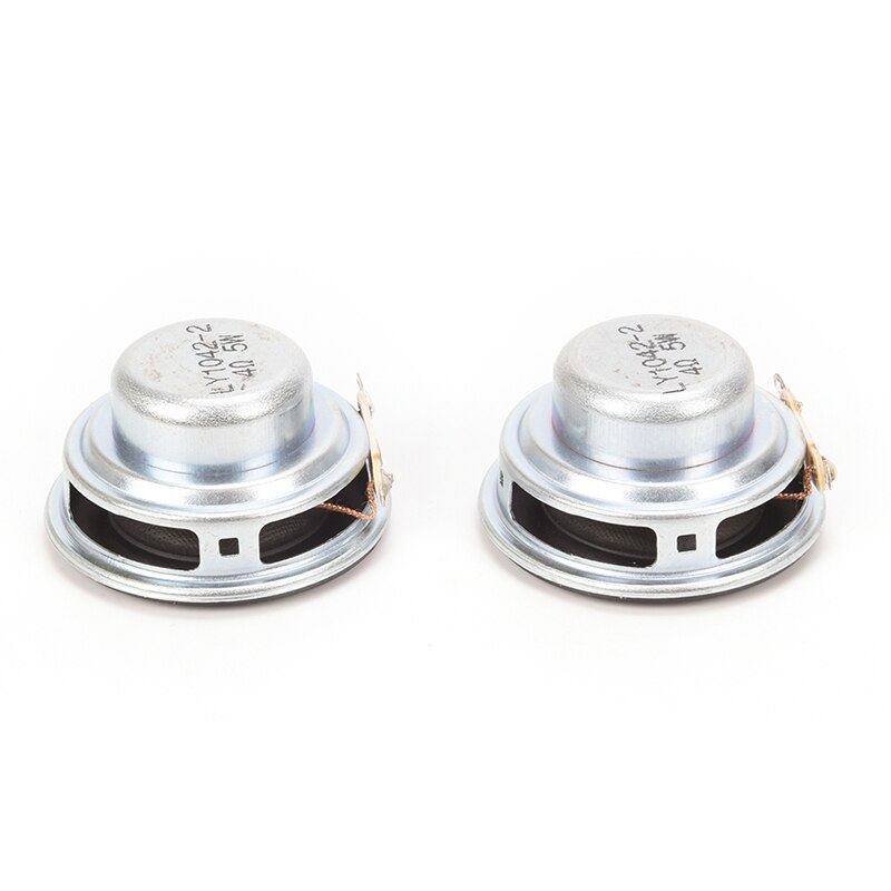 2pcs 1.5"inch 40mm 4ohm 5W Full-range Speakers HIFI Loudspeaker Rubber Edge Speaker Unit