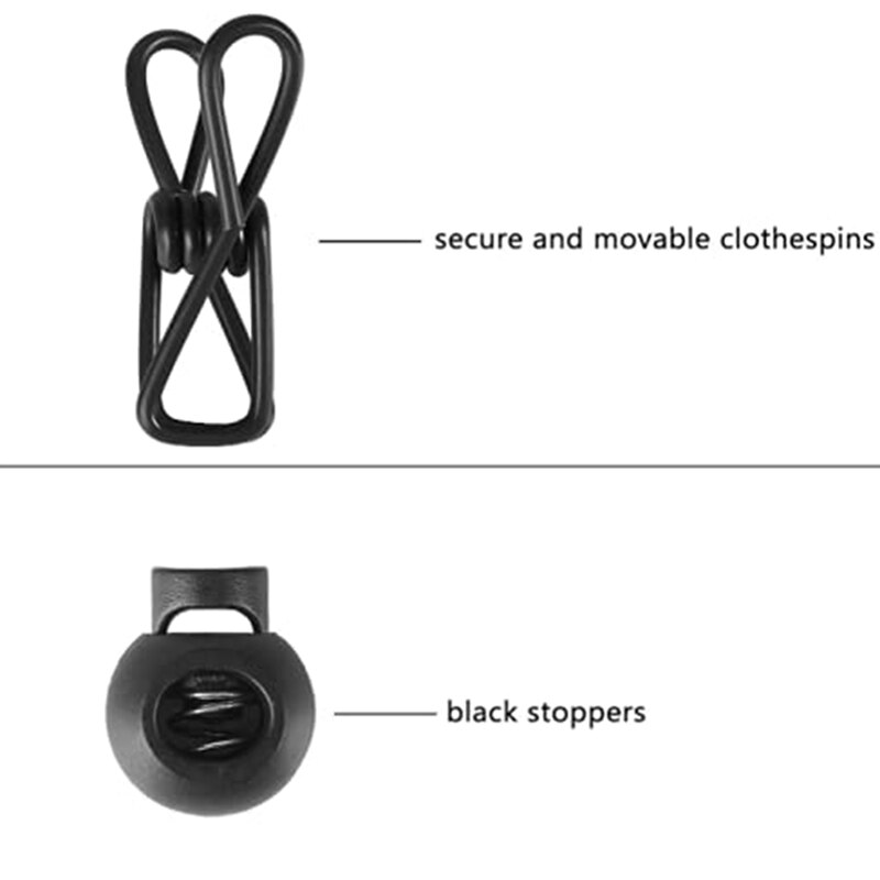 Retractable Portable Travel Clothesline,Adjustable Rope,Drying Rack for Household Essentials Outdoor Indoor 185cm