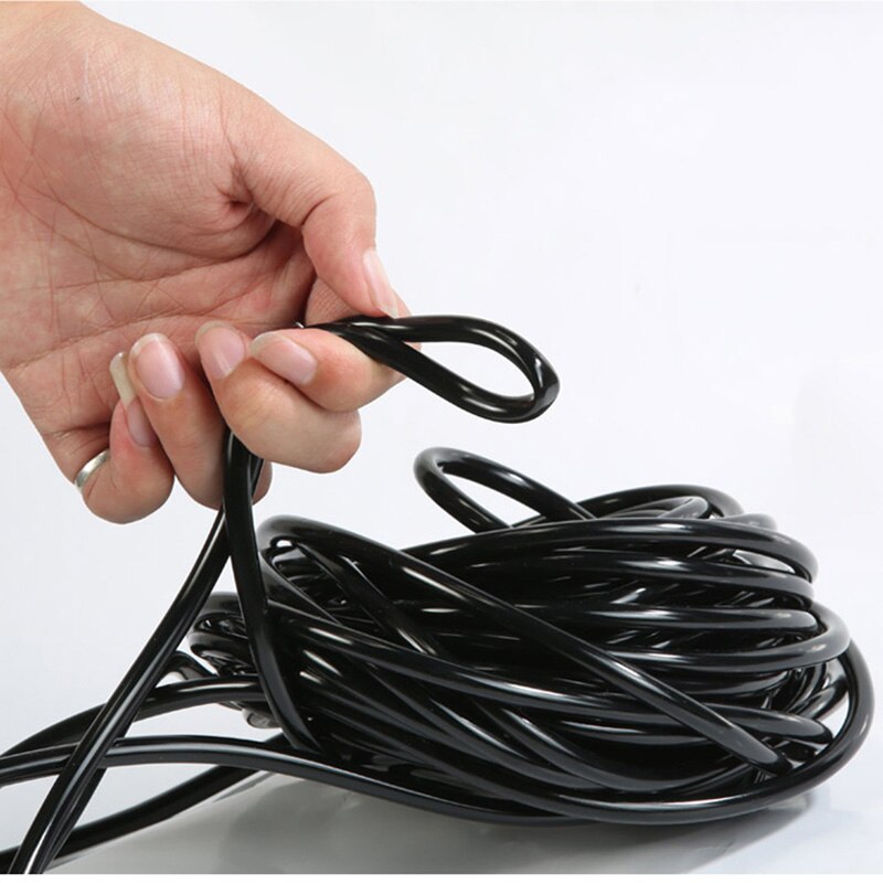 1m/10m Watering Hose 1/4" Garden Drip Pipe PVC Hose Irrigation System Watering Systems for Greenhouses Plant Sprinker Pipe