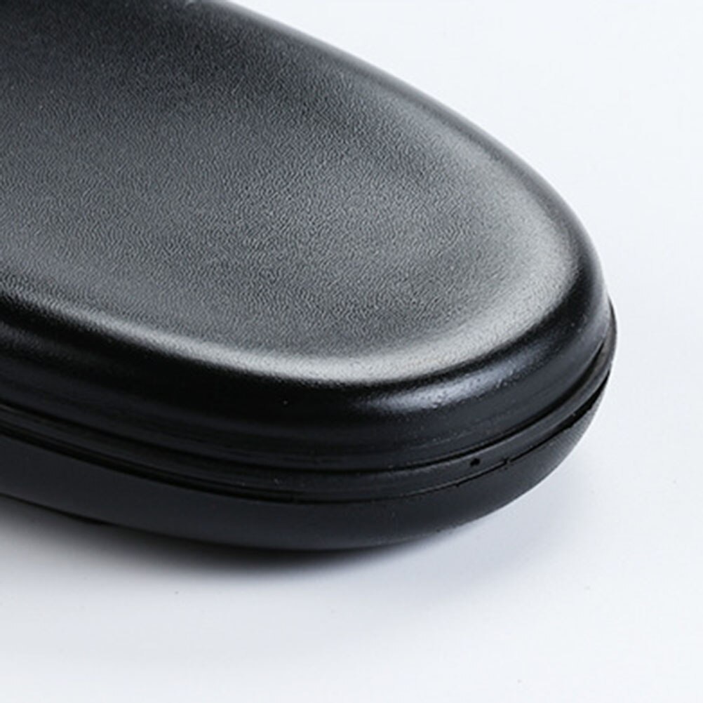 2pcs Office Chair Armrest Universal PU Leather Replacement Chair Arm Pads (Black)