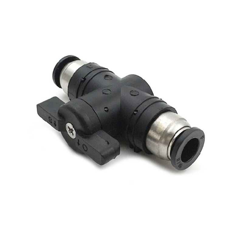 8mm Pneumatic Push Quick Joint Connector BUC Hand Valve Switch Plastic Adapter Air Line Tube Fittings