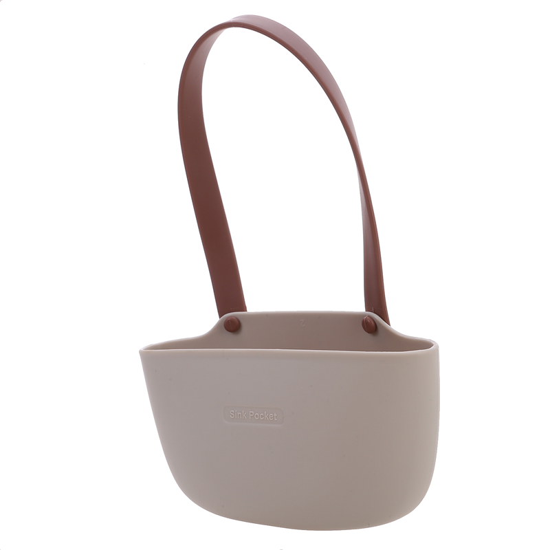 Gootsteen Houder Ophangen Afvoermand Verstelbaar Afvoerrek Zeepsponshouder Kraan Houder Keuken Accessoires Nieuw: Light Grey