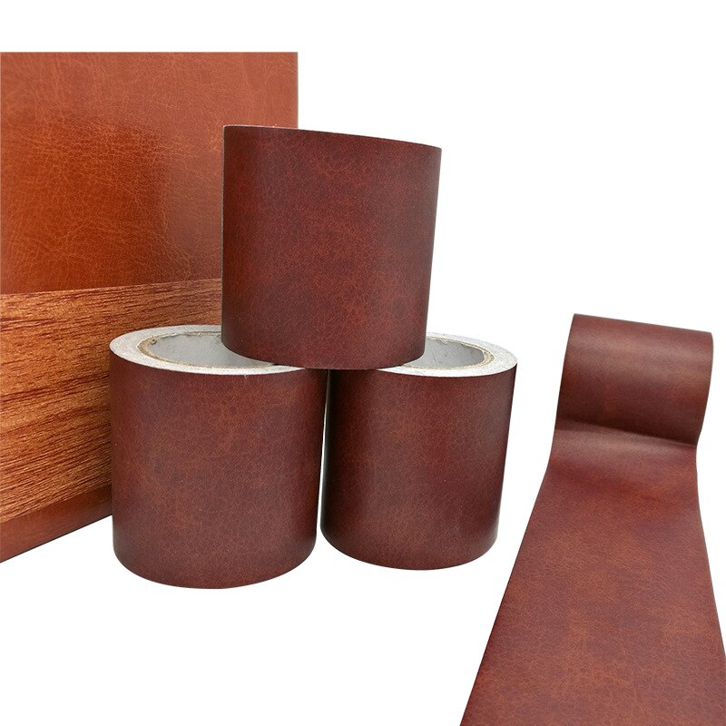 Self Adhesive Fix Patch Leather Wood Grain Tape Sofa Furniture Baseboard Repair Subsidies PU Fabric Stickers PU Leather Patches: 02 Leather