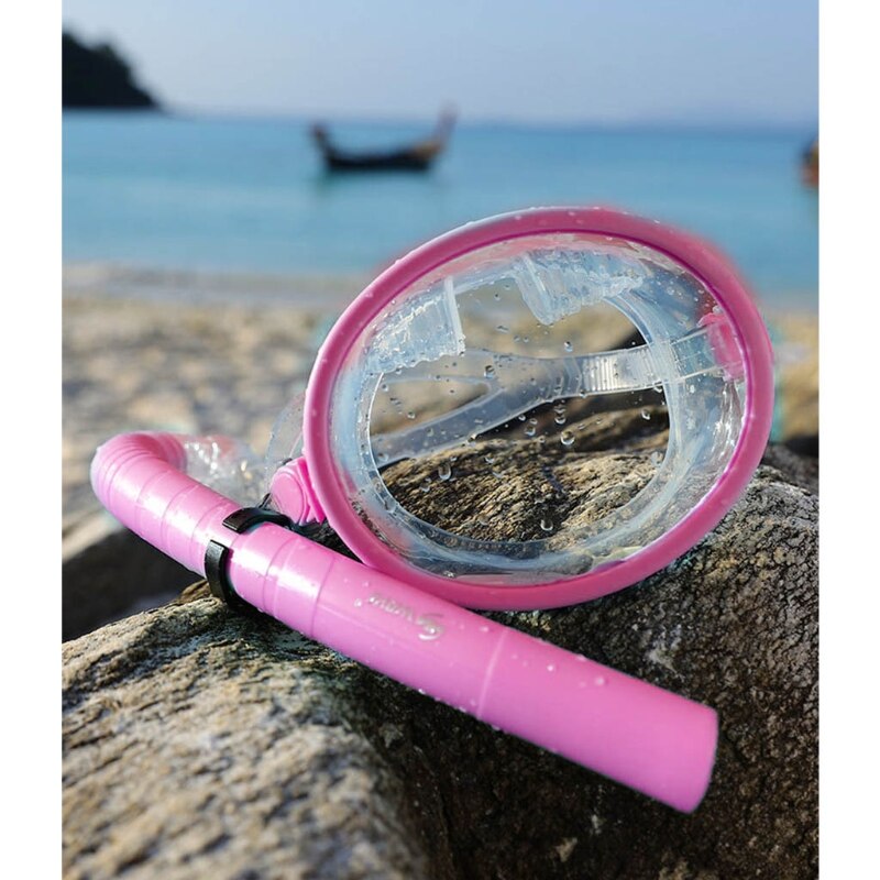 Silicone Dive Mask Panoramic Wide View Diving Goggles Oval Dive Mask Silicone Fog Free Glass Lens Water Sports Accessory