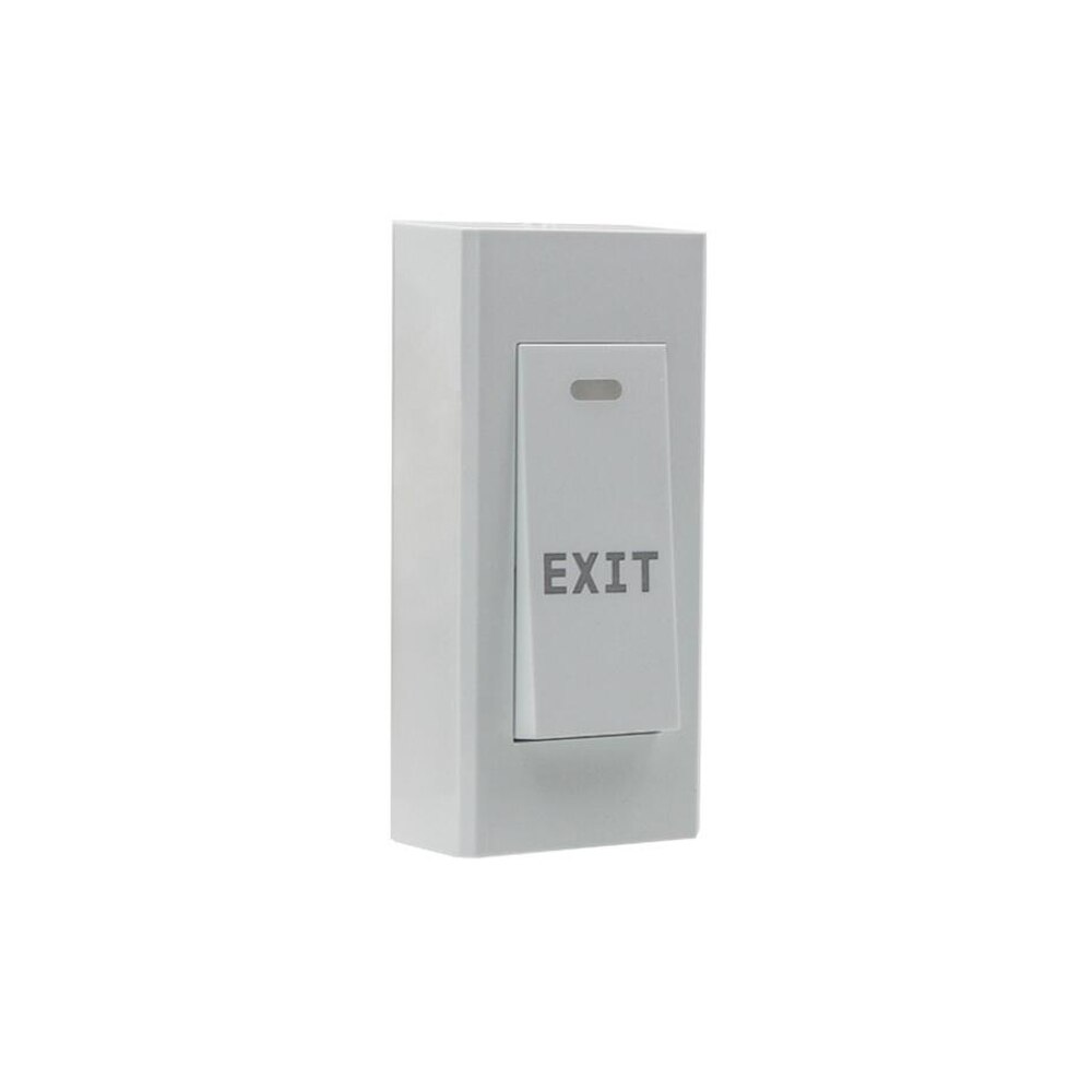 NO/NC/COM Narrow Exit Button Wall Mount Exit Button Push Door Release Exit Button Switch For Electric Access Control System